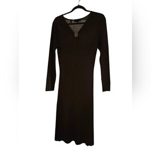 BCBGMaxAzria Black Long Sleeve Dress